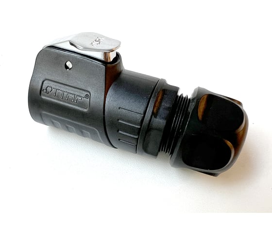 Разъем промышленный TTAF Elektronik 10-полюсный 250V 20A вилка на кабель IP65/IP67 TT30-10M-SX-01-001