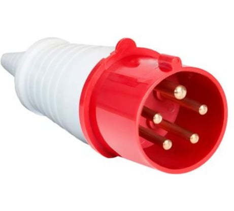 Вилка силовая ЕТР 3Р+РЕ+N 32А 380В IP44 67525