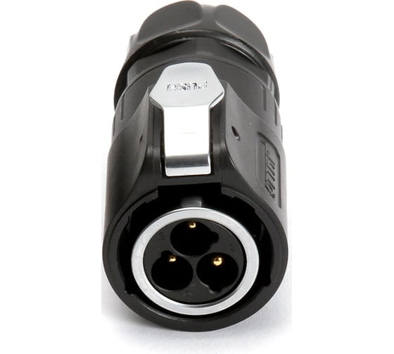 Разъем промышленный TTAF Elektronik 3-полюсный 500V 30A вилка на кабель IP65/IP67 TT30-03M-SX-01-001