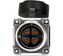 Разъем промышленный TTAF Elektronik 4-полюсный 500V 30A розетка в панель IP65/IP67 TT30-04F-PE-01-001