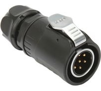 Разъем промышленный TTAF Elektronik 7-полюсный 500V 12A вилка на кабель IP65/IP67 TT20-07M-SX-01-001