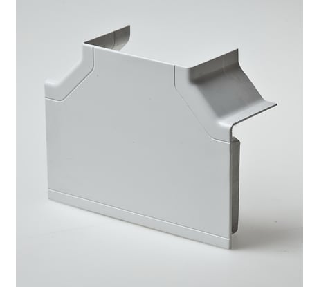 Накладной тройник 90 градусов Рувинил 100х60/40 белый 4 шт ТРН-100х60