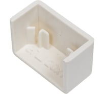 Заглушка Рувинил 20х10 белый 20 шт ЗГЛ-20х10