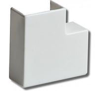 Плоский угол Рувинил поворот на 90 градусов 15х10 белый 20 шт ПВР-15х10