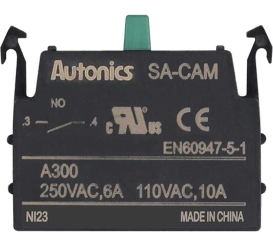 Блок контактов Autonics SA-CAM, модульный, НО 220В~/5A, артикул A5550010443R