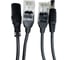 Сплиттер + инжектор LAN+DC черные, арт. OX-SPL021 OXION 2