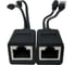 Сплиттер + инжектор LAN+DC черные, арт. OX-SPL021 OXION 3