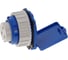 Розетка встраиваемая INPIN 16А 220V 1P+N+E IP44 CA 1628BL 2