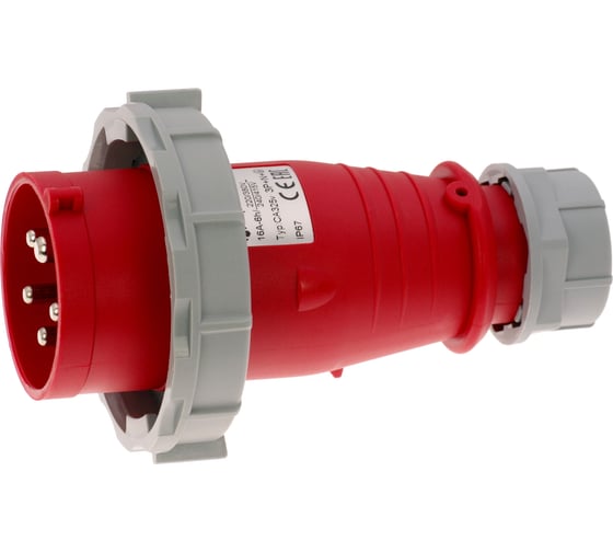 Вилка кабельная INPIN фазоинвертор 16А 380V 3P+N+E IP67 CA 325v