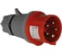 Вилка кабельная переносная TP Electric Зажимные контакты 16A/400В/3P+N+E/IP44 3105-301-1600 1