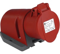 Розетка кабельная настенная TP Electric зажимные контакты 32A/400В/3P+N+E/IP44 3107-307-1600