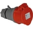 Розетка кабельная переносная TP Electric зажимные контакты 16A/400В/3P+N+E/IP44 3105-304-1600 1
