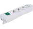Колодка Lezard LETITIA с заземлением 3 входа с выключателем c USB разъёмом 721-0300-302U 2
