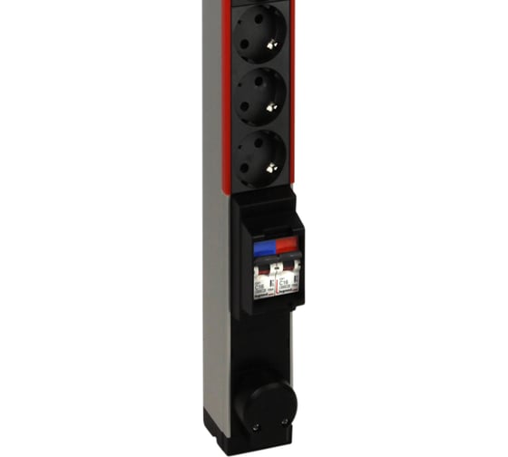 Блок распределения питания вертикальный Legrand PDU 24 розетки 2К+З немецкий стандарт MCB клеммный блок 32А 646852