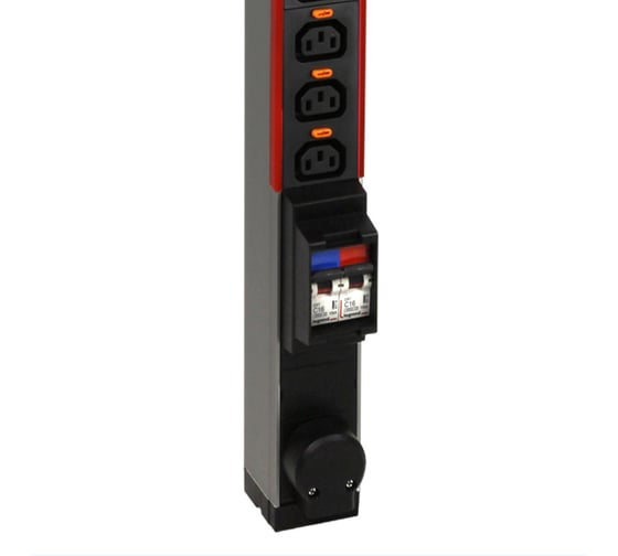 Блок распределения питания вертикальный Legrand PDU 24 розетки С13 MCB клеммный блок 32А 646856