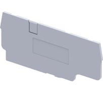 Крышка концевая КЭАЗ для клеммы проходной OptiClip EPCX4/3-TRIPLET-серый 50 шт 289752