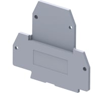 Крышка концевая для клеммы проходной КЭАЗ OptiClip EPODL2,5-серый -50шт 289809