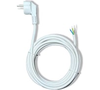 Сетевой кабель с вилкой PROGIX 10 метров ПВС 3x0.75 белый PG018
