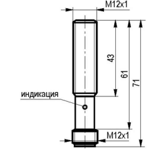Индуктивный датчик ТЕКО ISN E8B-43P-15-LZ 00-00036746