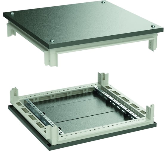 Комплект КЭАЗ крыша и основание, для оцинкованных шкафов OptiBox M, 600x400 мм 306697 1