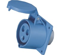 Розетка фланцевая КЭАЗ 323-32А-6h-220AC-2P+PE-IP44 5 шт 229456