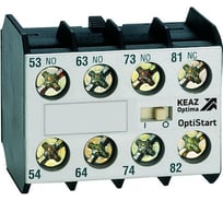 Блок контактный КЭАЗ OptiStart K-MX-1040 фронтальный 4НО для мини-контакторов M 335857