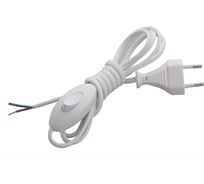 Переключатель бра MAKEL с кабелем, белый 10026