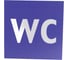 Табличка "Туалет WC" Стандарт Знак, 150x150 мм, пластик 2 мм 00-00037980 1
