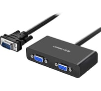 Сплиттер Ugreen 1_2 VGA splitter. цвет черный 20918_