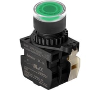 Кнопочный выключатель S2PR-P3GABD, зелёный, 1НО+1НЗ, СИД 24В= Autonics (Китай) 51080203260111