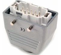 Вилка Emas 10 полюсов, кожух со штепселем, верхний ввод, без фиксатора, 16А EBM10FU30