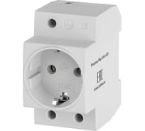 Розетка с заземляющим контактом TDM ELECTRIC РАр10-3-ОП Shuko SQ0209-0001