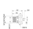 Монтажный разъем VELLEDQ FLH-M12-M12(PG9)-HB, Вилка, Прямой под пайку, Латунь никелированная 12-PINIP6760 AC/DC, 08-00024764 2