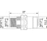 Монтажный разъем VELLEDQ FL-M12-M04/F04(M16), Вилка / Розетка,, Латунь никелированная 4 / 4-PINIP6760 AC/DC, 08-00024803 2