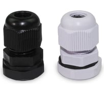 Сальник ГОФРОМАТИК PG 42 пластик (32-38мм) IP68 черный (уп. 1шт) zeta30896