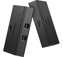 Сплиттер Ugreen 30345 (30345) USB 2.0 Sharing S Witch 2x1. Цвет: черный 30345_