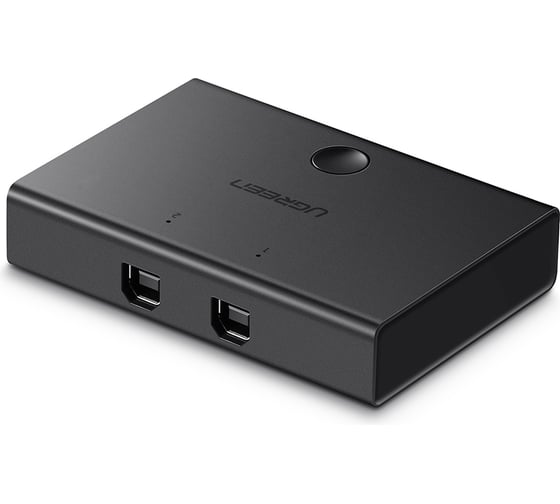 Сплиттер Ugreen 30345 (30345) USB 2.0 Sharing S Witch 2x1. Цвет: черный 30345_