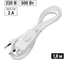 Шнур для БРА с выключателем TDM ELECTRIC ШВВП 2х0,5 мм2 1,8 м белый TDM SQ1305-1002 2