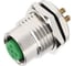 Монтажный разъем VELLEDQ FLH-M12-F08(PG9)-HB, Розетка, Прямой под пайку, Латунь никелированная 8-PINIP6760 AC/DC, 08-00024767 1