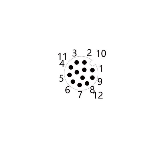 Mонтажный разъем VELLEDQ FLQ-M12-M12(PG9)-0.3 08-00024775