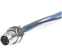 Mонтажный разъем VELLEDQ FLH-M8-M03(M8)-0.3, Вилка, Прямой с кабелем, Латунь никелированная 3-PINIP67, кабель 0,3 м, 60 AC/DC, 08-00024672