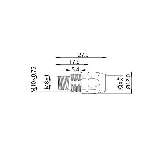 Монтажный разъем VELLEDQ FL-M8-M04/F04(M10) 08-00024677