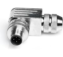 Соединитель клеммный VELLEDQ M12P-M04S, Вилка, Угловой с клеммником, Латунь 4-PIN IP65250 AC/DC, 08-00025021