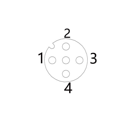 Соединитель клеммный VELLEDQ M12-F05T 08-00024714