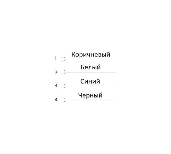 Соединитель кабельный VELLEDQ M8-M04S-10.0PVC/BK 08-00024700