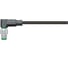 Соединитель кабельный VELLEDQ M8-M04S-2.0PVC/BK, Вилка, Угловой с кабелем, Пластик 4-PINIP67, кабель 2 м, 60 DC, 08-00024698 1