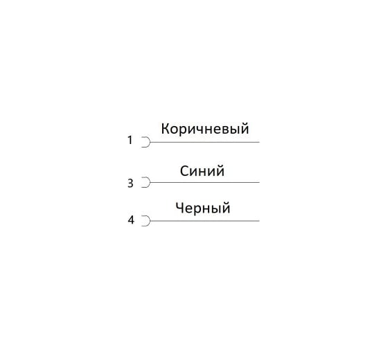 Соединитель кабельный VELLEDQ M8-F03T-5.0PVC/BK 08-00024684