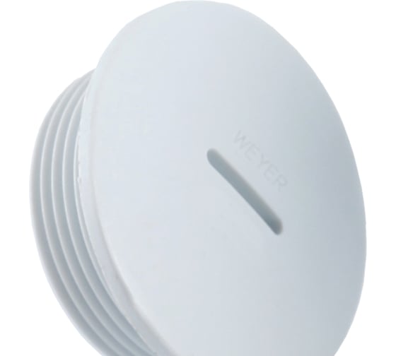 Заглушка отверстия - заглушка под плоскую отвертку Weyer DPK-M63G нар. M WE6802600 1