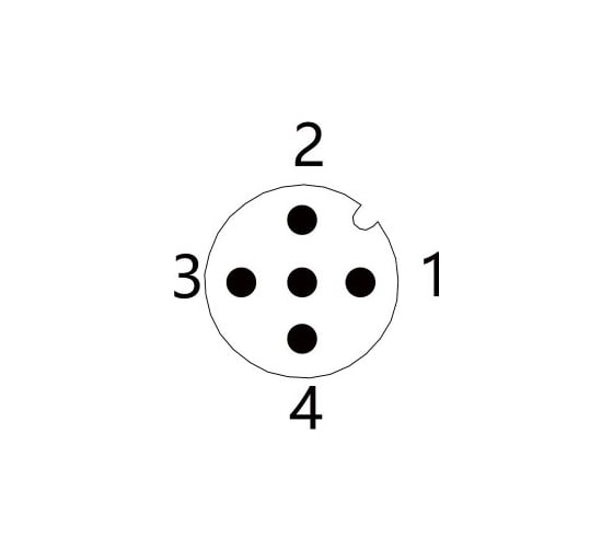 Соединитель клеммный VELLEDQ M12P-M05T 08-00025017