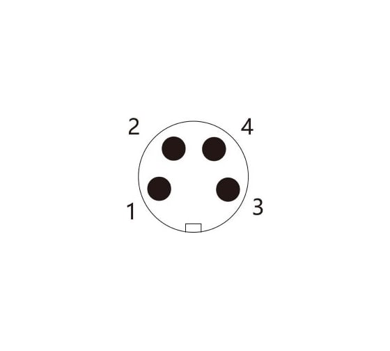 Соединитель клеммный VELLEDQ M8P-M04T 08-00024646